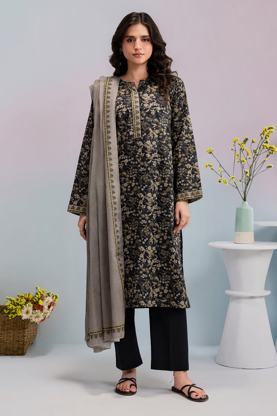 Kurta Dupatta Trouser - 3174