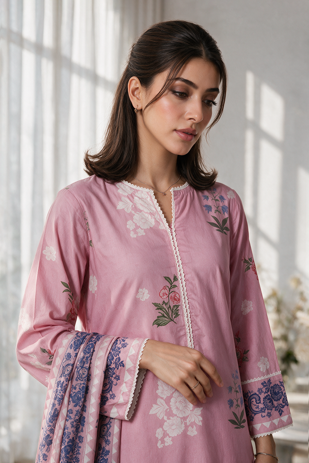 Kurta Dupatta Trouser - 3176