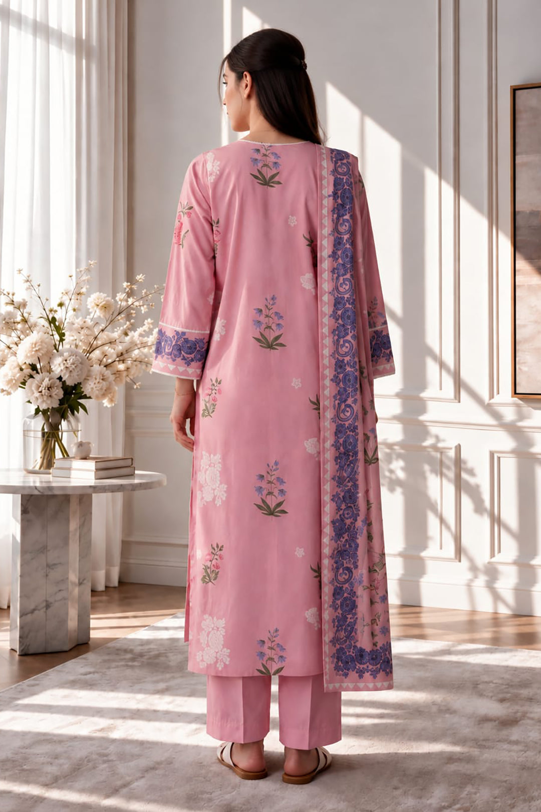 Kurta Dupatta Trouser - 3176