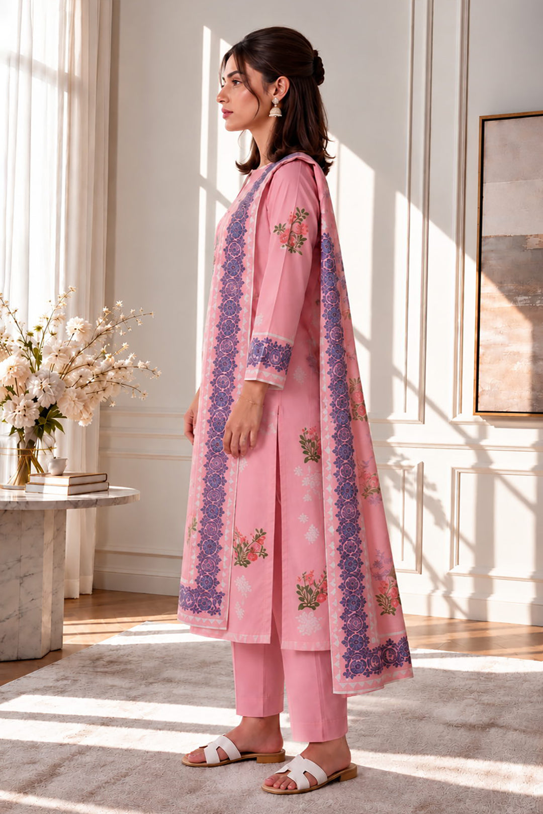 Kurta Dupatta Trouser - 3176