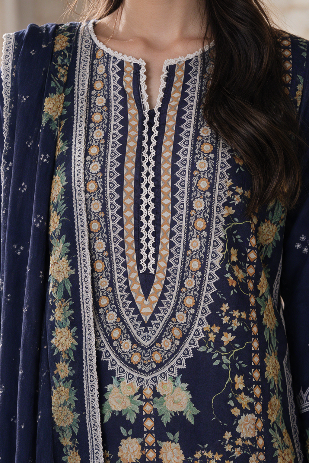 Kurta Dupatta Trouser - 3180