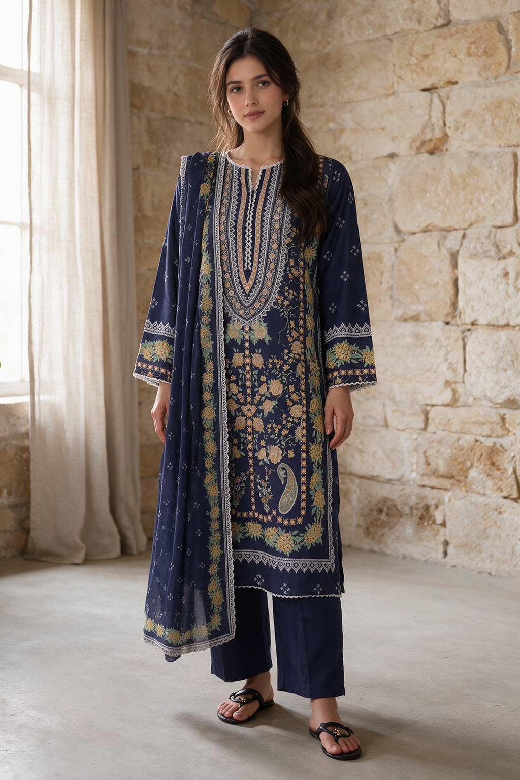 Kurta Dupatta Trouser - 3180