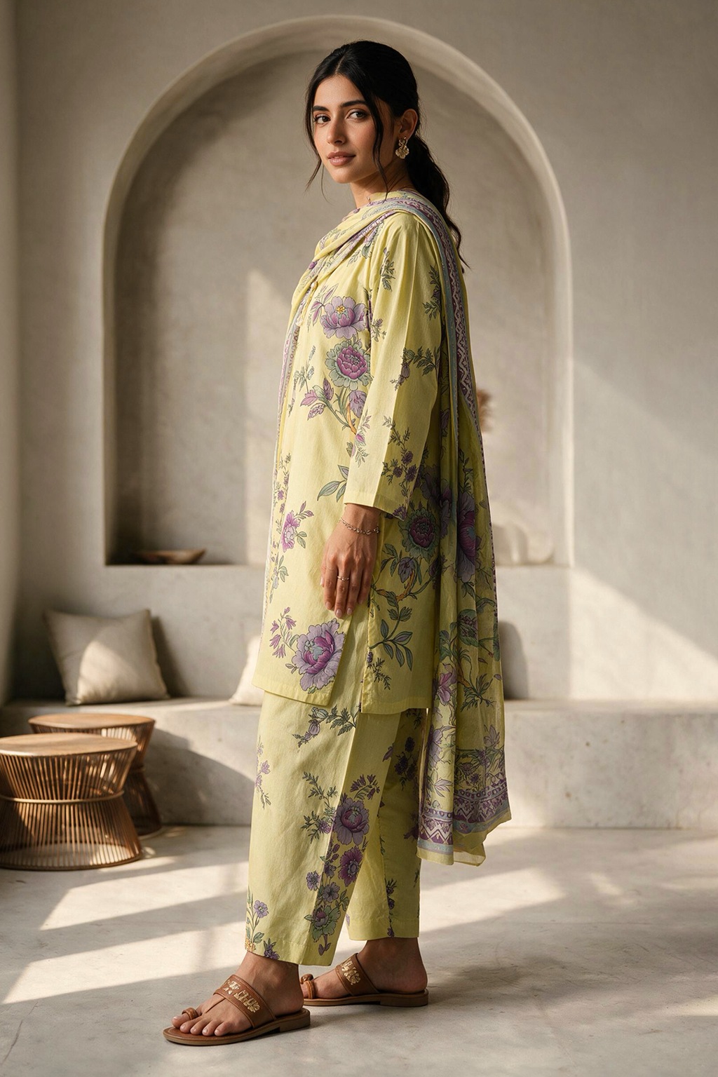 Kurta Dupatta Trouser - 3181