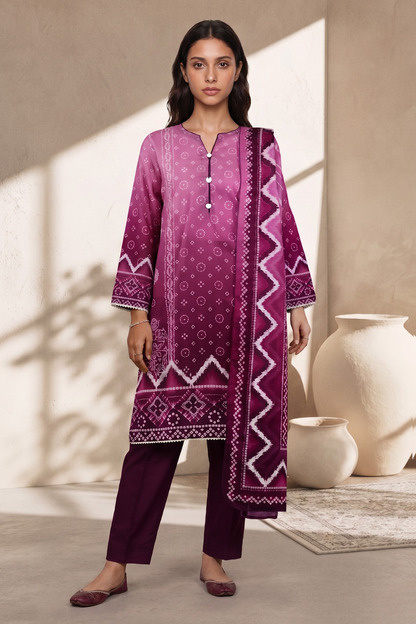 Kurta Dupatta Trouser - 3185