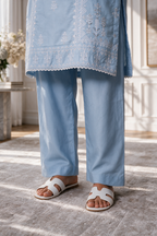 Embroidered Kurta Dupatta Trouser - 3214