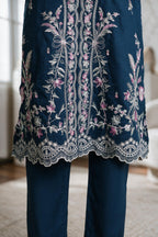 Embroidered Kurta Dupatta Trouser - 3215