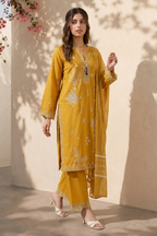 Embroidered Kurta Dupatta Trouser - 3226