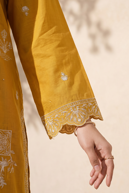 Embroidered Kurta Dupatta Trouser - 3226