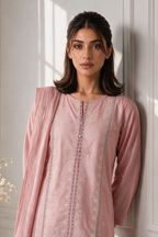 Embroidered Kurta Dupatta Trouser - 3249