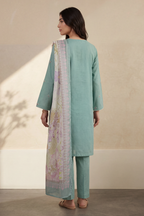 Embroidered Kurta Dupatta Trouser - 3252