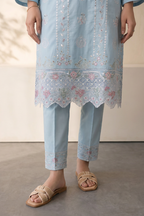 Embroidered Kurta Dupatta Trouser - 3260
