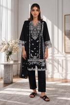 Embroidered Kurta Dupatta Trouser - 3276