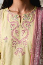 Embroidered Kurta Dupatta Trouser - 3280