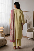 Embroidered Kurta Dupatta Trouser - 3280