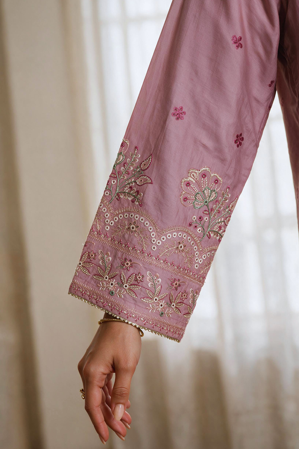 Embroidered Kurta Dupatta Trouser - 3303