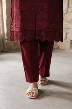 Embroidered Kurta Dupatta Trouser - 3304