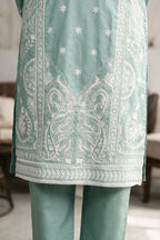 Embroidered Kurta Dupatta Trouser - 3307