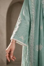Embroidered Kurta Dupatta Trouser - 3307