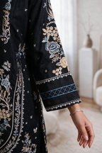 Embroidered Kurta Dupatta Trouser - 3364