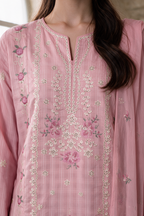 Embroidered Kurta Dupatta Trouser - 3359