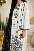 Embroidered Kurta Dupatta Trouser - 3360