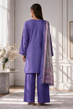Embroidered Kurta Dupatta Trouser - 3361
