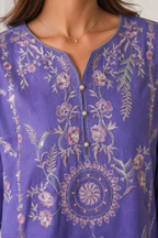 Embroidered Kurta Dupatta Trouser - 3361