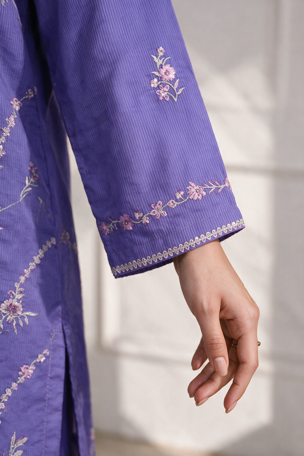 Embroidered Kurta Dupatta Trouser - 3361
