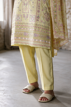 Embroidered Kurta Dupatta Trouser - 3363