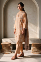 Embroidered Kurta Dupatta Trouser - 3372