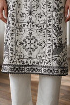 Embroidered Kurta Dupatta Trouser - 3374