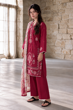 Embroidered Kurta Dupatta Trouser - 3401