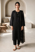 Embroidered Kurta Dupatta Trouser - 3406