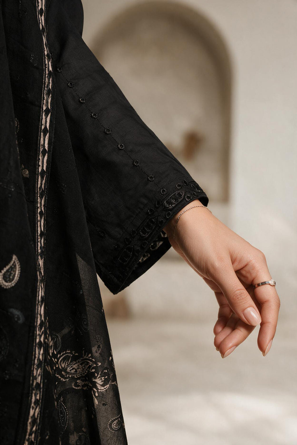Embroidered Kurta Dupatta Trouser - 3406
