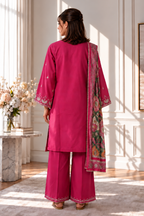 Embroidered Kurta Dupatta Trouser - 3447