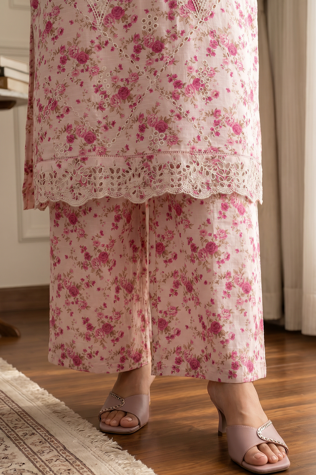 Embroidered Kurta Dupatta Trouser - 3710