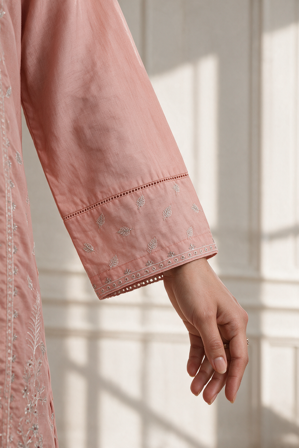 Embroidered Kurta Dupatta Trouser - 3714