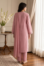 Embroidered Kurta Dupatta Trouser - 3717