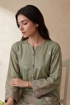 Embroidered Kurta Dupatta Trouser - 3723