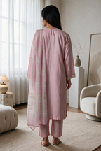 Embroidered Kurta Dupatta Trouser - 3724