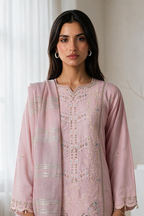 Embroidered Kurta Dupatta Trouser - 3724