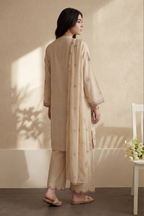 Embroidered Kurta Dupatta Trouser - 3725