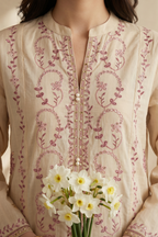 Embroidered Kurta Dupatta Trouser - 3725