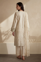 Embroidered Kurta Dupatta Trouser - 3727