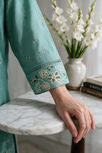 Embroidered Kurta Dupatta Trouser - 3729