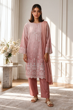 Embroidered Kurta Dupatta Trouser - 3735