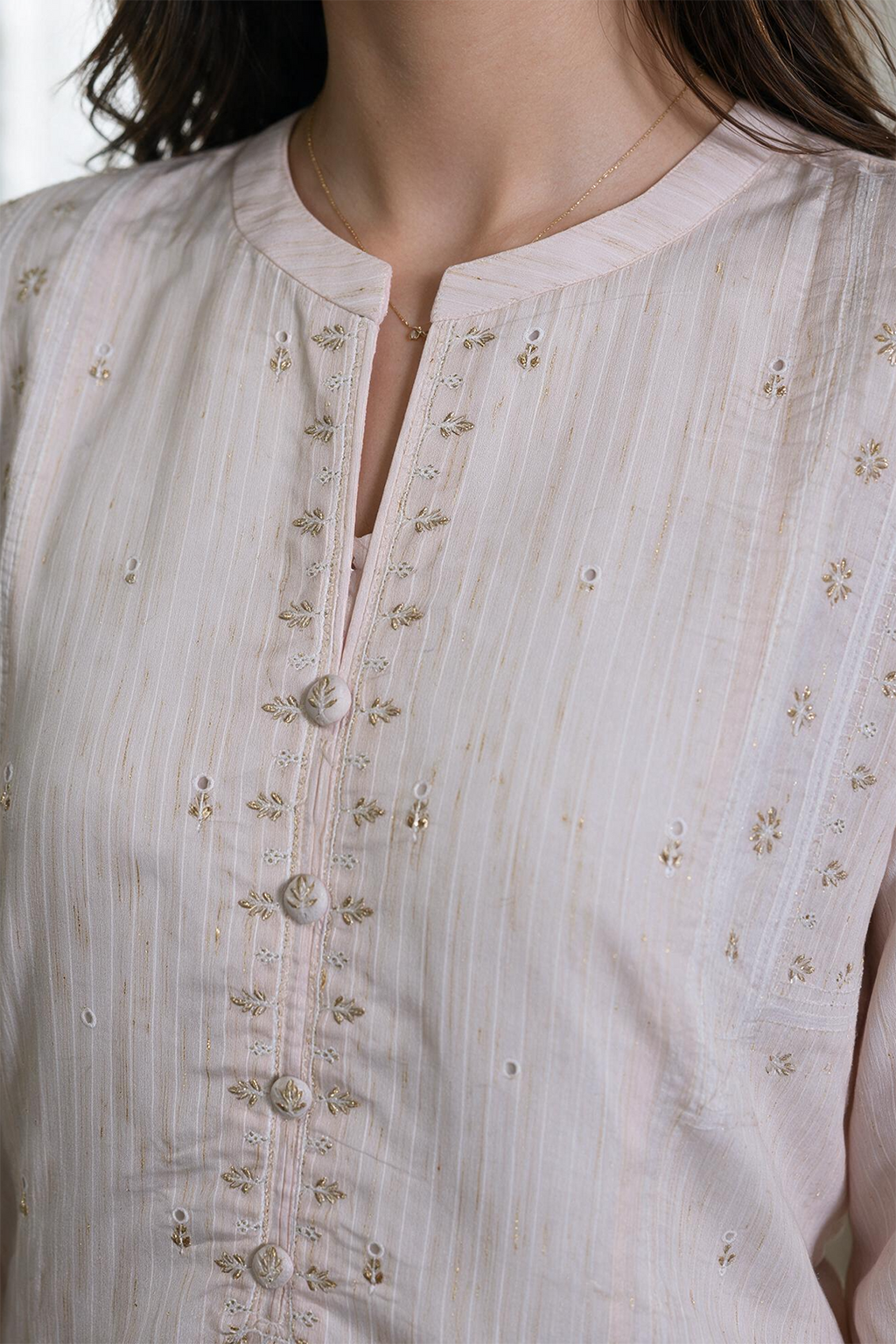 Embroidered Kurta Dupatta Trouser - 3741