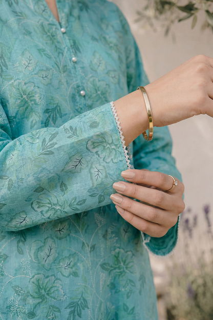 Embroidered Kurta Trouser - 2094