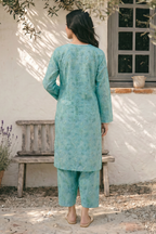 Embroidered Kurta Trouser - 2094