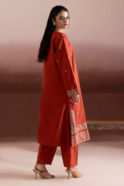 Embroidered Kurta Trouser - 3377